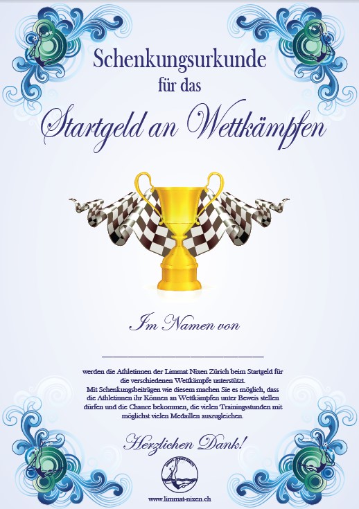 Startgeld Wettkampf CHF70.00