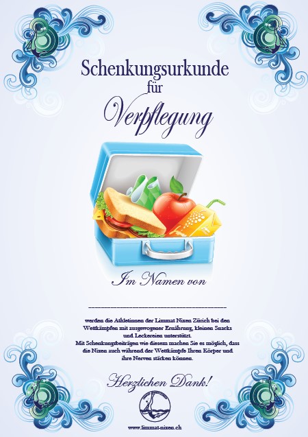 Verpflegung CHF30.00