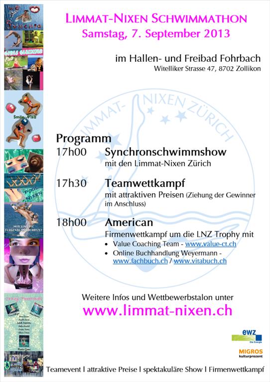 Flyer Programm Schwimmathon 2013 final